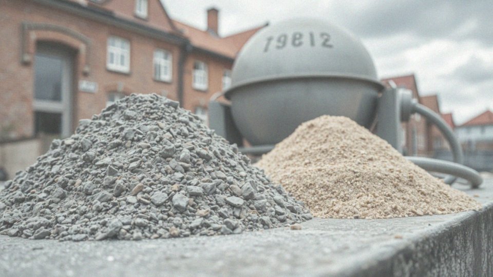 Jakie składniki są potrzebne do mieszania betonu?