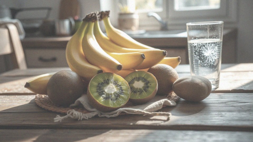Jak wpływają owoce takie jak banany i kiwi na kaca?