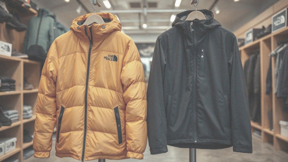 Jakie są różnice między kurtkami puchowymi a kurtkami softshellowymi The North Face?